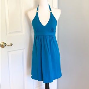 🏝NWOT Victoria’s Secret Stretchy Blue Halter 🏝